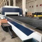2kw cnc-fiberlaserskärare, laserskärning och gravyrmaskin med utbytebord