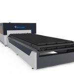 platt / rör metallfiber laser skärmaskin 1000 watt usa lasermech skärhuvud