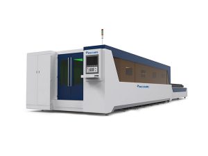 stabil fiber laser skärutrustning, stålplåt laser skärmaskin hög prestanda