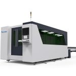 dubbelbord cnc laser metall skärmaskin, automatisk laserplatta skärmaskin