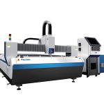 öppen typ fiber laser metall skärmaskin, cnc laser gravering skärmaskin