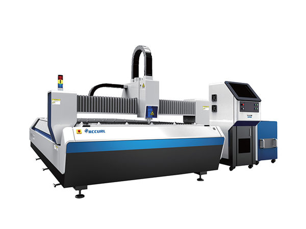 öppen typ fiber laser metall skärmaskin, cnc laser gravering skärmaskin
