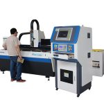 vattenkylning fiber laser metall skärmaskin, laser skär maskin för hantverk