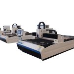 hög precision fiber laser skärmaskin dubbel linjär motor för metallplatta