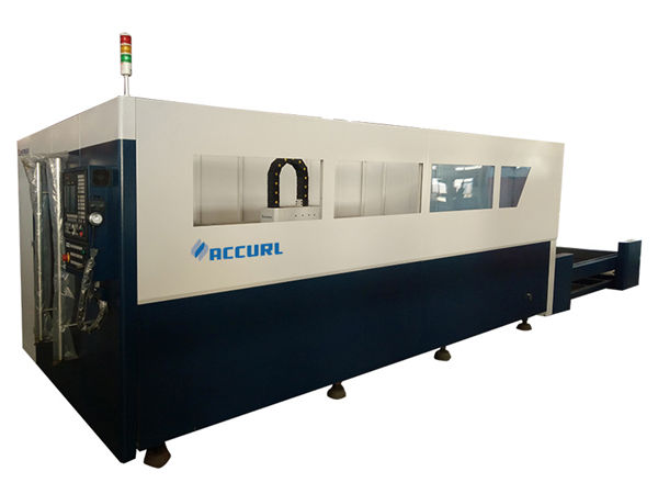 700-2000w fibermetallaser-skärmaskin med vattenkylning