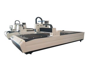 dubbla användning laser rör skärutrustning, professionell cnc laser rör skär maskin